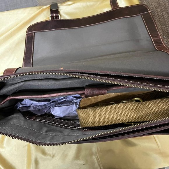 NWT Aaron Leather Goods 1pc bag - Picture 6 of 9